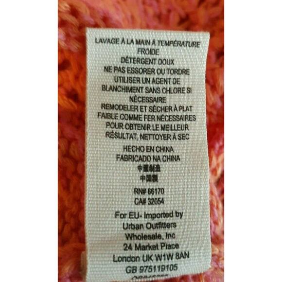 Free People Sweater Womens XS Open Stitch V-Neck Oversized Pullover Tunic Summer - Picture 8 of 8